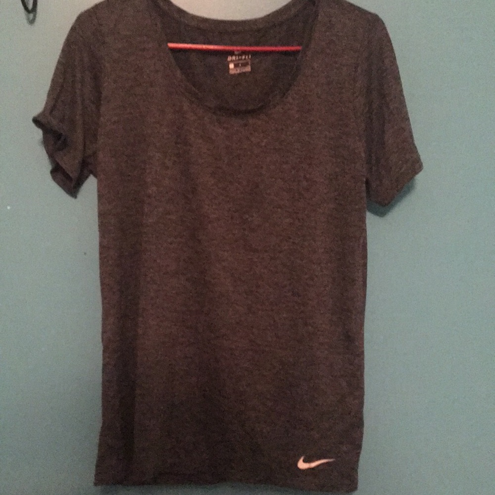 Gray Nike shirt
